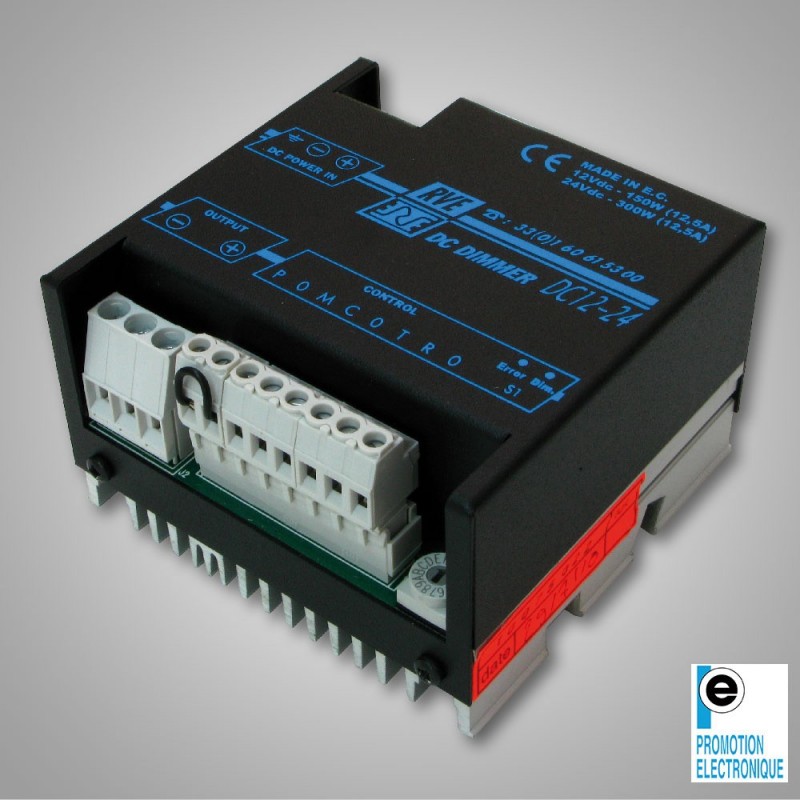 Variateur modulaires 12/24V 12,5A IP19