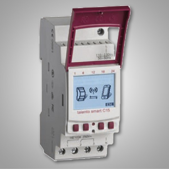 Horloge hebdo 1x16A astro talento smart C15 Bluetooth IP20