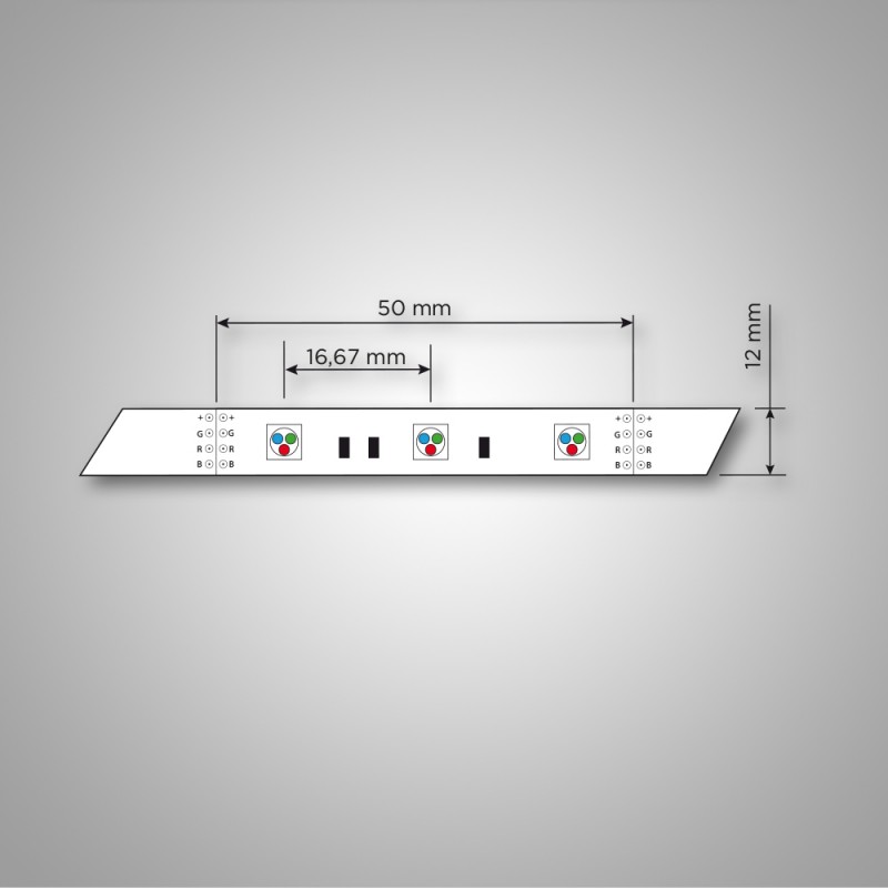Flexstrip RGB 12V 500 PCB