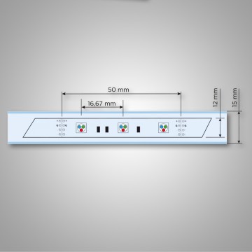 Flexstrip RGB 12V 500 ip67