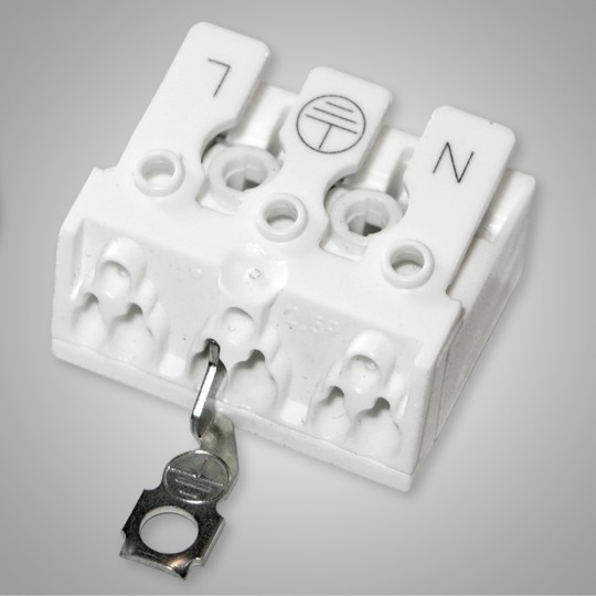 Connecteurs 3 poles c. terre